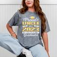 Proud Uncle Of Kindergarten Graduate 2023 Graduation Uncle Mineral Wash Tshirts Mineral Gray