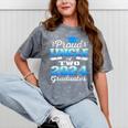 Proud Uncle Of Two 2024 Graduate Class 2024 Graduation Mineral Wash Tshirts Mineral Gray