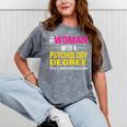 Psychology Degree Major Graduation 2024 Psychologist PsyD Mineral Wash Tshirts Mineral Gray