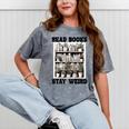 Read Books Stay Weird Book Lover Joke Introvert Reading Premium Mineral Wash Tshirts Mineral Gray