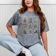 Respect The Locals Cryptid Mothman Hiking Bigfoot Introverts Mineral Wash Tshirts Mineral Gray