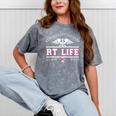 Respiratory Therapist Graduation Class Of 2018 Pink RT Life Mineral Wash Tshirts Mineral Gray