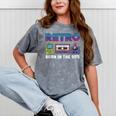 Retro Gaming Nostalgia Tee Perfect For 90s Lovers Mineral Wash Tshirts Mineral Gray
