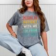 Retro Humor Please Be Patient With Me I'm From The 1900s Premium Mineral Wash Tshirts Mineral Gray