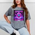Retro Nostalgia Vaporwave- Error 404 Mineral Wash Tshirts Mineral Gray