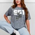 Retro Simme Moped Nostalgia Eastern Block Schwalbe Driver DDR Mineral Wash Tshirts Mineral Gray