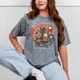 Retro Tech Stack 80s 90s Nostalgia Analog TV Cameras Mineral Wash Tshirts Mineral Gray