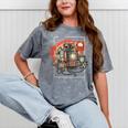Retro Tech Stack 80s 90s Nostalgia Analog TV Cameras Mineral Wash Tshirts Mineral Gray