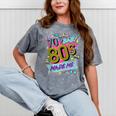 Retro Vintage 70's Baby 80's Made Me Nostalgia Classic Mineral Wash Tshirts Mineral Gray