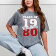 Reunion 1980 Class Of 1980 Reunion 80 Graduation 1980 Mineral Wash Tshirts Mineral Gray