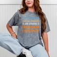 Running On Fractal Burning Social Introvert Humor Vintage Mineral Wash Tshirts Mineral Gray