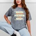 Sarcastic For Deep Thinkers Introverts Groovy Mineral Wash Tshirts Mineral Gray