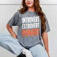 Sarcastic Introvert Extrover Pervert Mineral Wash Tshirts Mineral Gray Sarcastic Introvert Extrover Pervert Mineral Wash Tshirts Mineral Gray