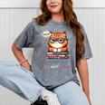 Sarcastic Loner Introvert Not a Friendly Do Not Touchs Mineral Wash Tshirts Mineral Gray