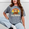 Sarcastic Sloth Introvert Anti Social Mineral Wash Tshirts Mineral Gray Sarcastic Sloth Introvert Anti Social Mineral Wash Tshirts Mineral Gray