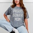 SEN18R Mom Shirt Senior Grad 2018 Graduation Party T-Shirt Mineral Wash Tshirts Mineral Gray