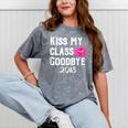Sen18r Shirt Senior 2018 Graduation Kiss Lips Mineral Wash Tshirts Mineral Gray