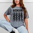 Senior 2026 2027 Class Of Graduation Mineral Wash Tshirts Mineral Gray