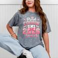 Senior 2026 Class Of 26 Coquette Pink Bow Graduation Cousin Mineral Wash Tshirts Mineral Gray