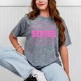 Senior 2026 Class Of 2026 Boys Girls Matching Graduation Mineral Wash Tshirts Mineral Gray