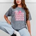 Senior 2026 Class Of 2026 Cute Coquette Pink Bow Graduation Mineral Wash Tshirts Mineral Gray