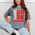 Senior 2026 Class Of 2026 Graduation Mineral Wash Tshirts Mineral Gray