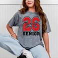 Senior 2026 Class Of 2026 School Graduation 2026 Merch Mineral Wash Tshirts Mineral Gray