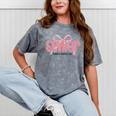 Senior 2026 Coquette Pink Bow Graduation 2026 Class Of 2026 Mineral Wash Tshirts Mineral Gray