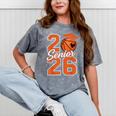 Senior Basketball Class Of 2026 Crew Basketball Graduation Mineral Wash Tshirts Mineral Gray