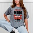 Senior Class Of 2019 Tshirt Graduation Awesome Mom Mineral Wash Tshirts Mineral Gray