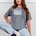 Senior Class Of 2022 Mom Graduation Mineral Wash Tshirts Mineral Gray
