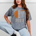 Senior Class Of 2023 Graduation Basketball Team Graduate Mineral Wash Tshirts Mineral Gray