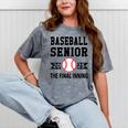 Senior Class Of 2025 Baseball Senior Night Graduation Party Mineral Wash Tshirts Mineral Gray