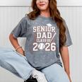 Senior Dad Class Of 2026 Graduate Baseball 2026 Graduation Mineral Wash Tshirts Mineral Gray