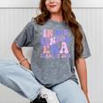 In My Senior Era Class Of 2025 Groovy Senior 2025 Graduation Mineral Wash Tshirts Mineral Gray