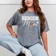 Senior Mom 2026 Football Mommy Class Of 2026 Graduation Mineral Wash Tshirts Mineral Gray
