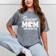 Senior Mom Class Of 2026 Volleyball Mom Graduation Mineral Wash Tshirts Mineral Gray