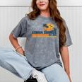 Senior Sunrise 2026 Graduation Cool Retro High School Mineral Wash Tshirts Mineral Gray