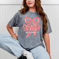 Senior Twenty Twenty-Six Coquette Graduation Class Of 2026 Mineral Wash Tshirts Mineral Gray
