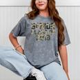Seniors 2019 Class TShirt Camo Print T-Shirt Graduation Gift Mineral Wash Tshirts Mineral Gray