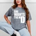 She Wants The MD Shirt Medical Graduation Doctor Mineral Wash Tshirts Mineral Gray