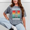 Silver Labrador Retriever Introvert Silver Lab Mineral Wash Tshirts Mineral Gray Silver Labrador Retriever Introvert Silver Lab Mineral Wash Tshirts Mineral Gray