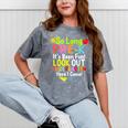 So Long Pre-K Kindergarten Here I Come Graduation Kids Mineral Wash Tshirts Mineral Gray