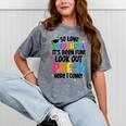 So Long Preschool Pre-K Here I Come Graduation Mineral Wash Tshirts Mineral Gray
