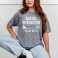 Social Battery Low Introvert Loading Bar Sarcasm Mineral Wash Tshirts Mineral Gray Social Battery Low Introvert Loading Bar Sarcasm Mineral Wash Tshirts Mineral Gray