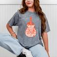 Social Introverts Hang Out With Guitars Musician Guitarist Mineral Wash Tshirts Mineral Gray