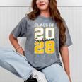 Sophomore 2028 Class Of 2028 Graduation 2028 10th Grade Mineral Wash Tshirts Mineral Gray