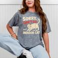 Sorry I Can't Go I'm An Indoor Cat Introvert Cat Owner Mineral Wash Tshirts Mineral Gray Sorry I Can't Go I'm An Indoor Cat Introvert Cat Owner Mineral Wash Tshirts Mineral Gray