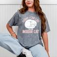 Sorry I Can't Go I'm An Indoor Cat Lazy Humor Introvert Cat Mineral Wash Tshirts Mineral Gray Sorry I Can't Go I'm An Indoor Cat Lazy Humor Introvert Cat Mineral Wash Tshirts Mineral Gray