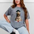 Spinone Italiano Dog Graduation Cap School Graduate Owner Men Women Kids Mineral Wash Tshirts Mineral Gray